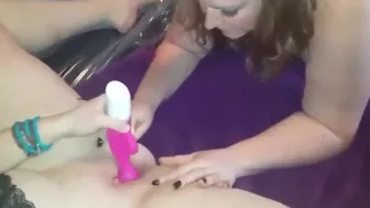 Best Friends Intense Orgasm And Squirting With Dildo