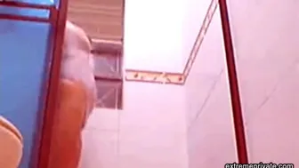 Peek porn video – Brazilian Stepsister Teasing In Shower