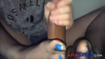 Amateur Foot Fetish Fun With A Sexy Blowjob