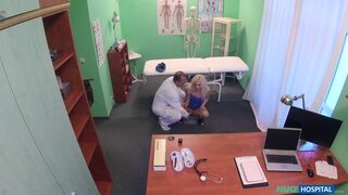 Tattooed Blonde Loves Doctor's Dick