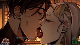 [Gameplay] Jogo Adulto de Naruto Shinobi - perdendo a virgindade em foda com Kamiko