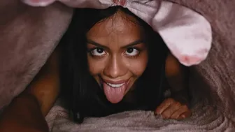 Hentaied - Cute Ebony Girl Gets Trappet In Magic Carpet - Canela Skin Hentai Anime Bunny Girl Creampie Ahegao