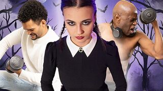 Daddy 4K - SLUTTY WEDNESDAY IS CHEATING on her BF WITH BIG BLACK COCK