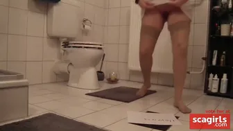 Pissing on the Floor - German Dirty Talk with My Girl