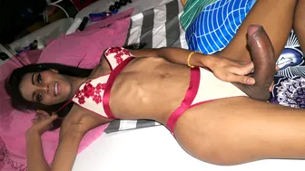 Monster cock Asian femboy fucks guy anal