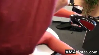 Heiße Deutsche Amateurin Genießt Harten Analsex Im Büro Mit Creampie