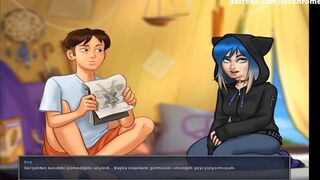 [Gameplay] Summertime Saga All Sex Scenes Trans Eve Part 6 (Turkish sub)