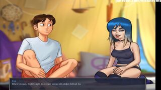 [Gameplay] Summertime Saga All Sex Scenes Trans Eve Part 5 (Turkish sub)