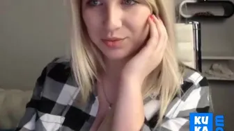 Blonde 18-Year-Old Amateur With Big Natural Tits On Webcam