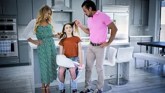 Family Strokes - Foster Parents Katie Morgan And Johnny Assert Dominance Over New Stepdaughter Sera Ryder
