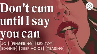 ASMR Audio Porn: Daddy Dom Edges You With Dirty Talk & Orgasm Control – JOI For Women