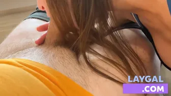 Cheating With My Busty Friend - Russian Amateur Teen POV
