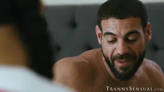 Tatted Trans Eva Maxim Serves Hole Breakfast To Stepdad Ricky Larkin
