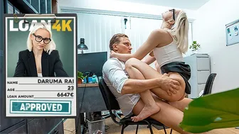 Loan 4K - Blonde Whore Is Having A Rough Anal Fuck For A Loan