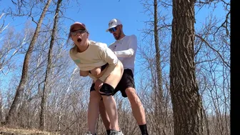 MILF Almost Caught Getting Fucked in Nature