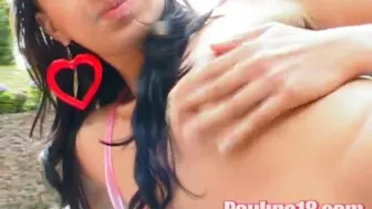 Premium GFs - Cute teen paulina fingering her wet tight pussy