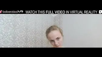 Baberotica VR - Solo brunette with big tits Lassie masturbates on the couch with a vibrator,in VR.