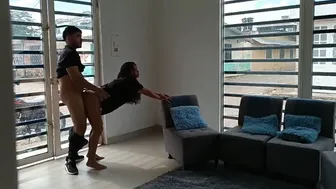 Landlord demanded a rent, but the latina babe found another option instead of money