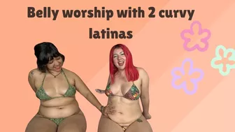 Clips 4 Sale - Belly Worship With 2 Hairy Latinas