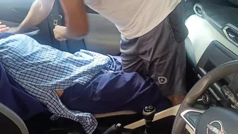 uniform college girl car sex with step father part 3