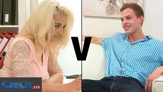 Czech XXX - CzechXXX - The Blonde Casting Agent Needs to See this Cocky Guy Perform