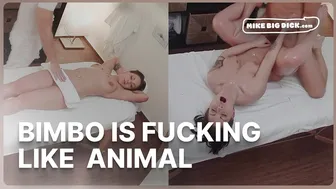 Czech Massage - Brunette Bimbo Rides Cock Like a Fucking Slut