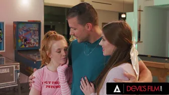 Devils Films - DEVILS FILM - Hot Threesome With Two Horny College Babes And Their Crush