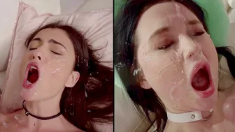 Massive Cumshot Explosion Splatter Facial