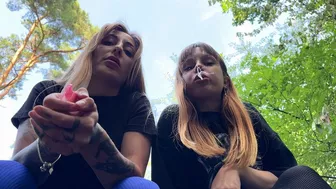 Clips 4 Sale - You Are Dirty And Spit-Stained In The Forest - POV Spitting Femdom (MP4 HD 720p)