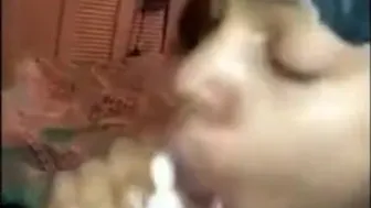 A1 Sloppy Top: Interracial Blowjob
