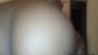Thick Ebony Amateur Shows Off Her Big Black Ass