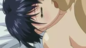 Hentai Horny Man Fucks Beautiful Ladies