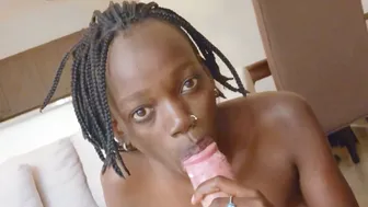 Big Ass Ebony MILF Enjoyed Rough Sex