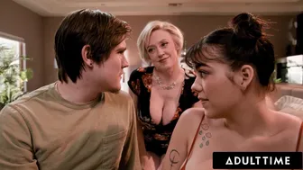 Adult Time - ADULT TIME - StepMILF Dee Williams Teaches Stepson HOW TO FUCK In Anal 3-Way With GF Lilith Grace!