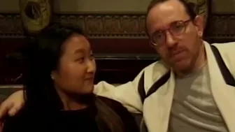 Sensual Asian teen has her ass fucked by two guys on couch
