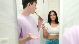 Teen stepsis wants to fuck stepbro raw
