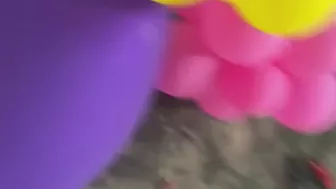 Clips 4 Sale - Pop all balloons of my room with feet