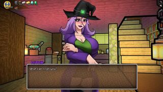 [Gameplay] Minecraft Horny Craft - Part XII - Hot Naked Witch And A Blowjob By Lov...