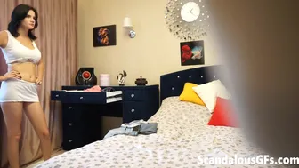 Scandalous GFs - Sexy teen on spy cam dressing and undressing