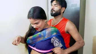 Indian Desi Tamil Milky Boobs Bhabhi And Sexy Boy Very Good Sexy Chudai