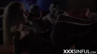 Candee Licious And Eveline Dellai Entertain Dicks In Wild Group Sex