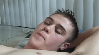 Barely legal straight boys banging pussy during foursome