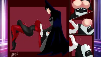 harley quinn x batman are fuck