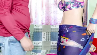 teen boy ripped legging of Maid and fucking her hard then his stepdad came and fucked her tight ass very hard in Hindi audio