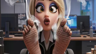 Clips 4 Sale - SMELLY FISHNET OFFICE WORKER