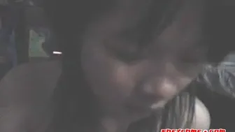 Amateur Asian Endures Painful Anal Sex