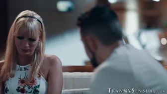 Trans stepmom Jamie  lost her ring but finds Dante Colles cock