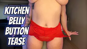 Clips 4 Sale - Kitchen Belly Button Tease