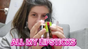 Clips 4 Sale - Testing All My Lipsticks in Front of You – Lip Fetish, Mouth Play, Seductive Lip Movements and Close Ups