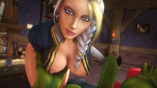 Jaina Proudmoore from Warcraft and her diplomatic relations - 3D